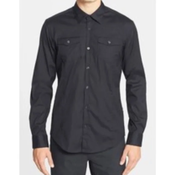 Hugo Boss | Shirts | Hugo Boss Mirkoa2 Slim Fit Stretch Cotton Shirt |  Poshmark